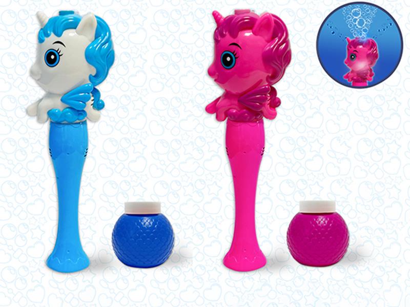 Unicorn Bubble Wand With Lights And Music