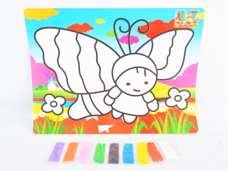 Children Sand Painting