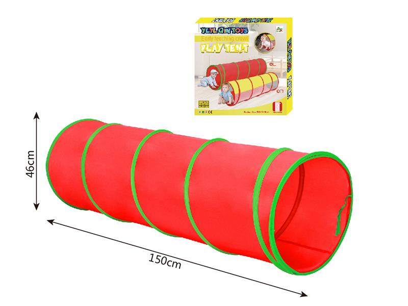 Children's Crawl Tunnel Tent 1.5M Red