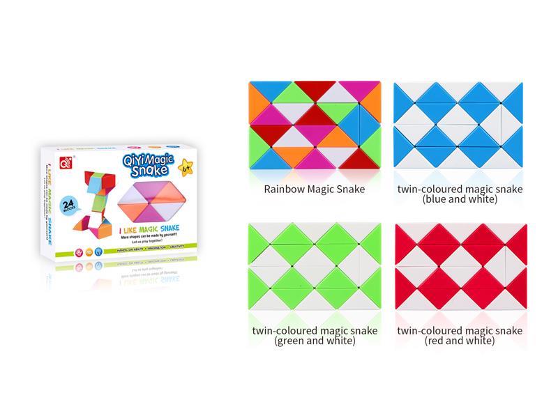 24 Section Dual Color Magic Ruler