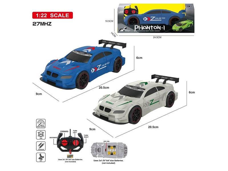 1:22 4-Channel Remote Control Car(Not Included Batteries)