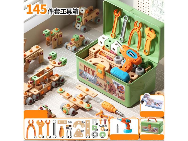 DIY Building Blocks Tools Box 145pcs