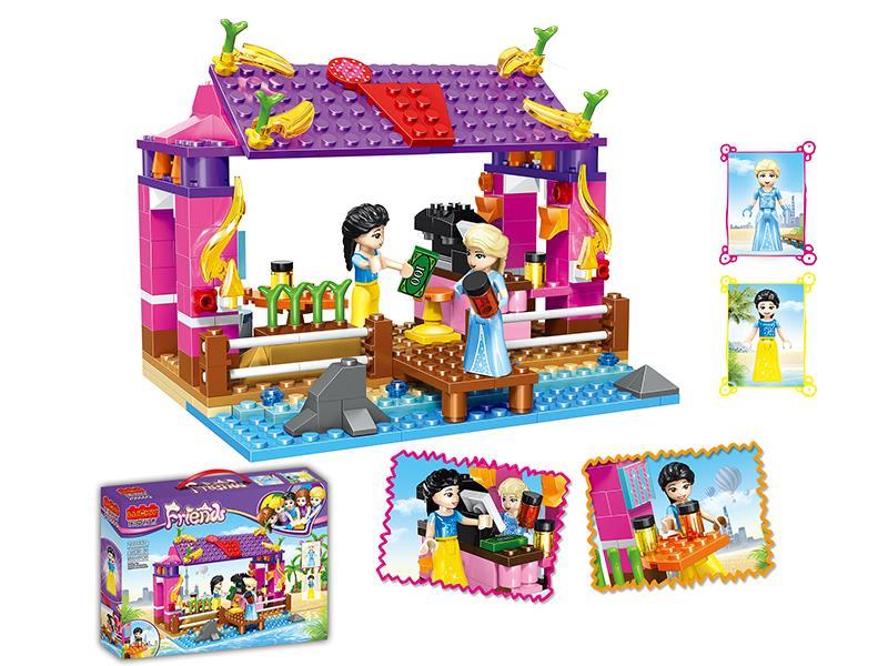 321pcs Girls Street Scene Building Blocks
