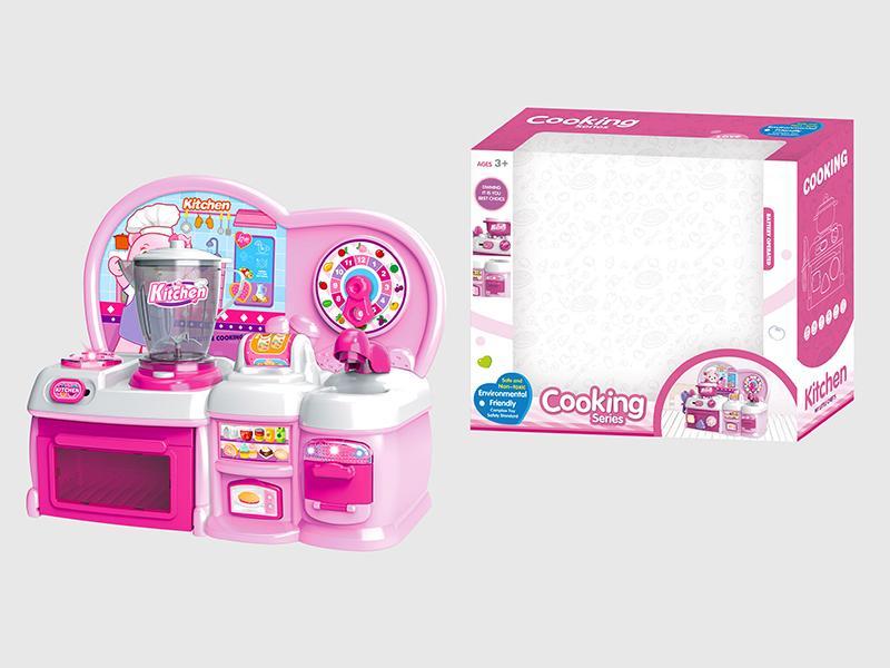 Cartoon Pink Intelligent Cooking Set