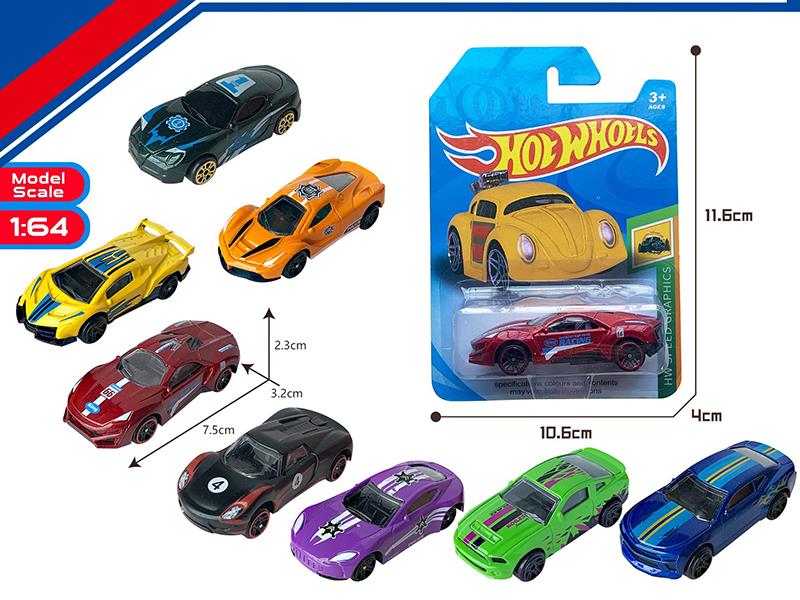 Slide Simulation Alloy Racing Car