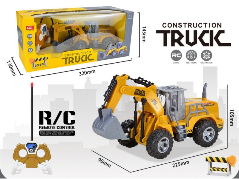 4-Channel  Remote Control  Engineering Truck