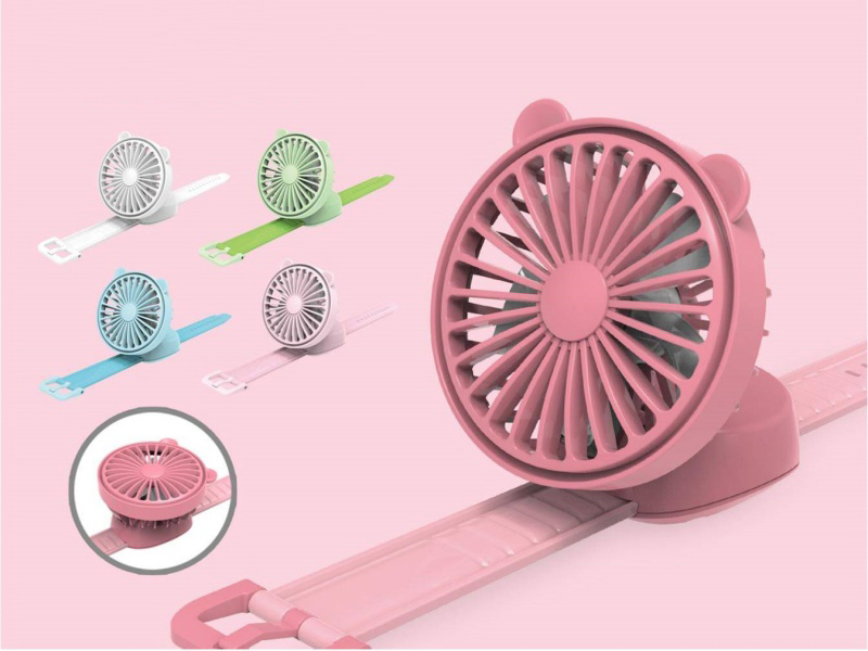 Usb Charging Bear Watch Fan (Lithium Battery)