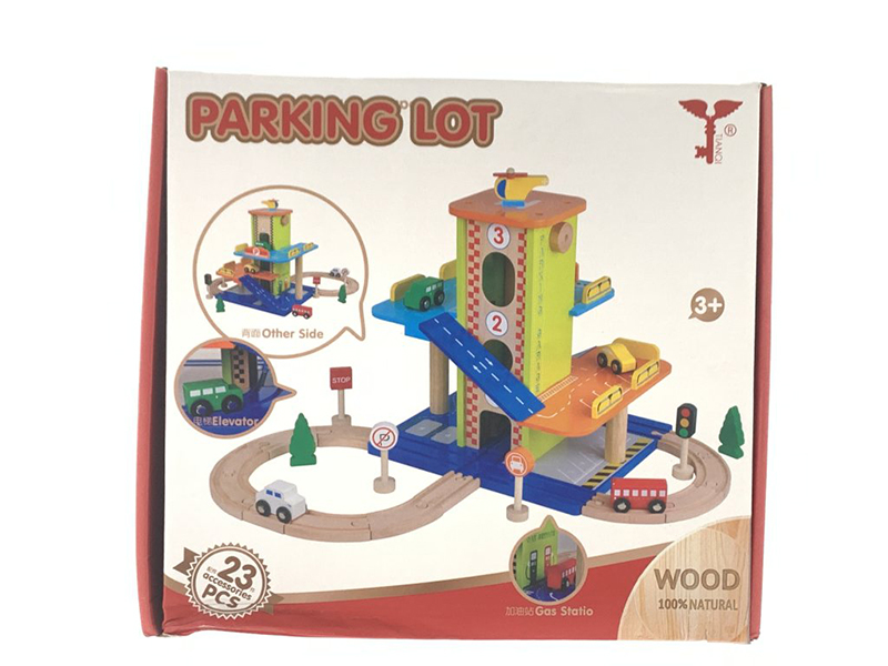 Wooden Track Parking Lot