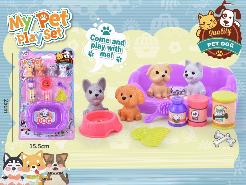 Diy Pet Dog House Play Set