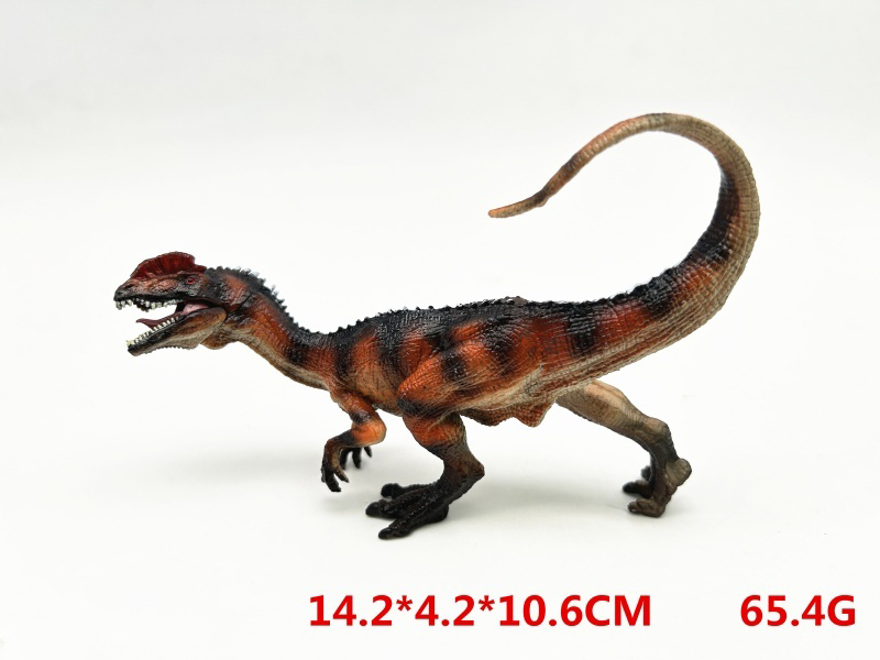 Orange Double-Crested Dragon (Its Mouth Can Open And Close)