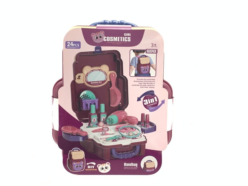 Household Play Toys Three-In-One Cartoon Accessories Bag