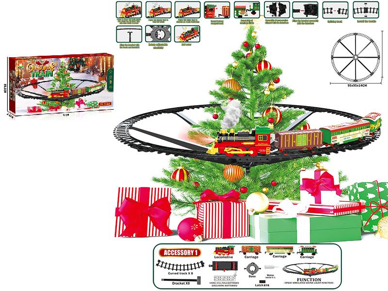 Classical Electric Rail Train(Christmas Edition)