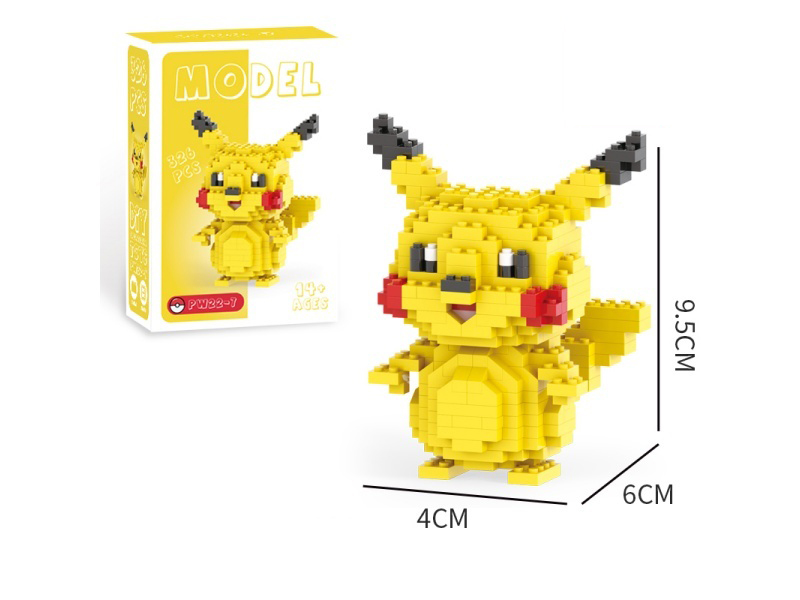326 PCS Of Pikachu Building Blocks