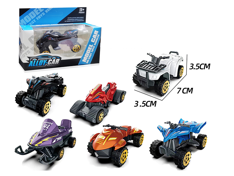 1:64 Slide Alloy Snowmobile