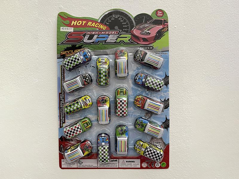 Pull Back Alloy Cars 16pcs