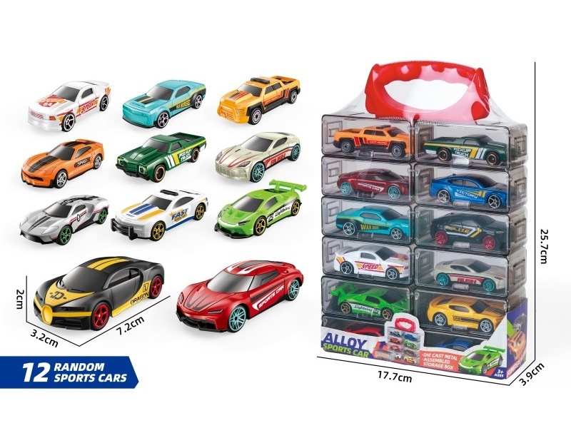 1:64 Sliding Alloy Bike (12 Pieces)