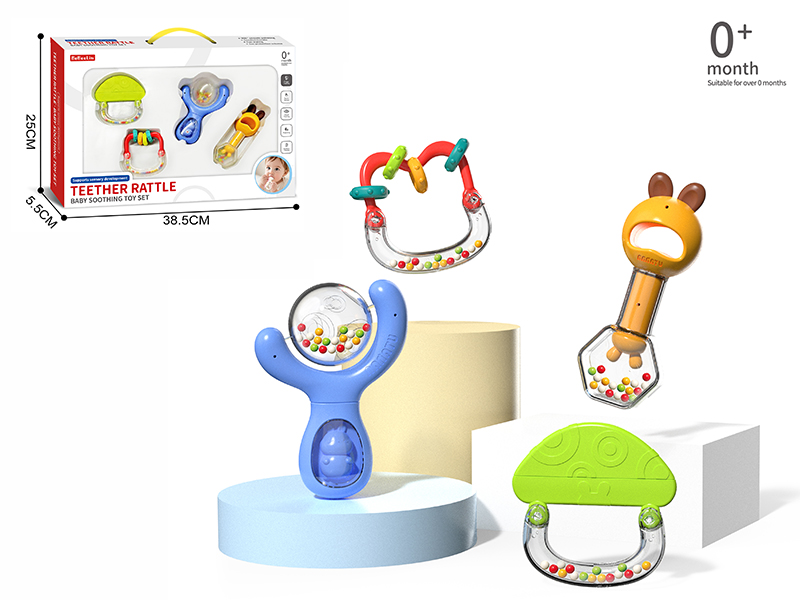 Baby Rattles Set 4pcs(Can Be Boil)