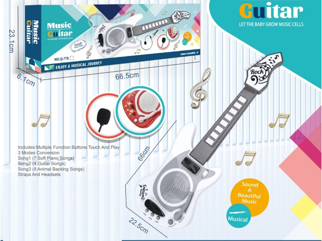 Electric Guitar (White