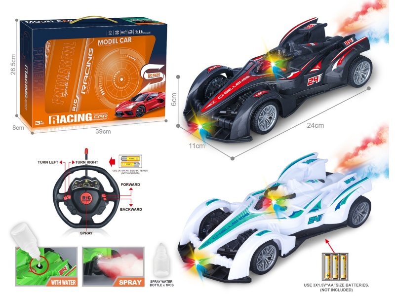 27Mhz 1:16 Five-Channel F1 Equation Remote Control Racing Car With Spray Light (Without Power Included)