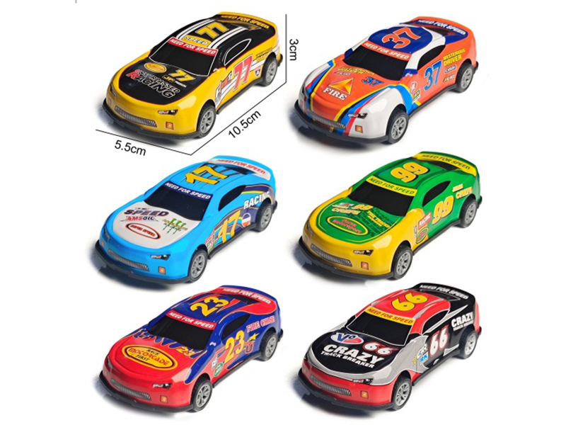 Pull Back Large Size Iron Race Car(1PCS)