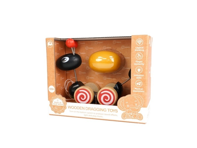 Wooden Ants With Music, Lights And Electricity