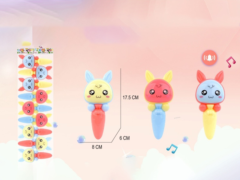 Carrot Rabbit Bell Ringing (9 Pieces/Bag)