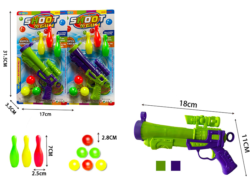 Ping Pong Ball Gun Set