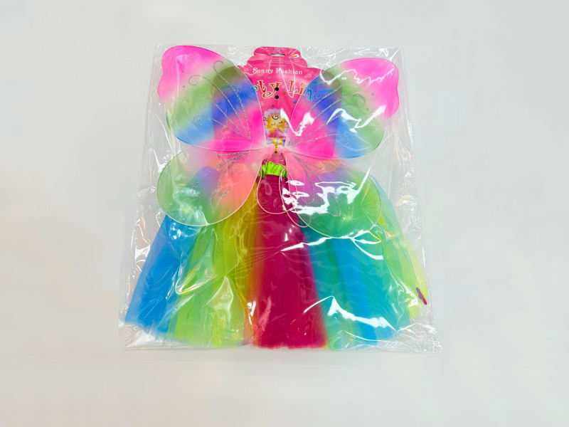 Two-Piece Set Of Colorful Butterflies