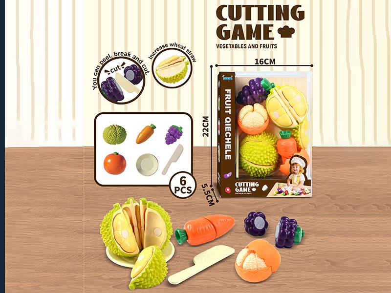 Cutting Fruit And Vegetable Set 6pcs