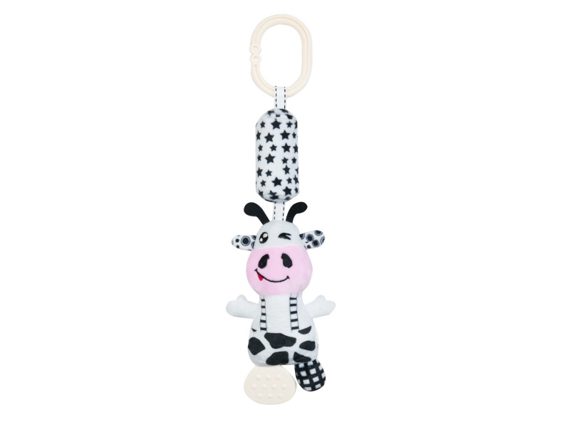 Cow Tooth Gel Baby Plush Wind Chime Pendant