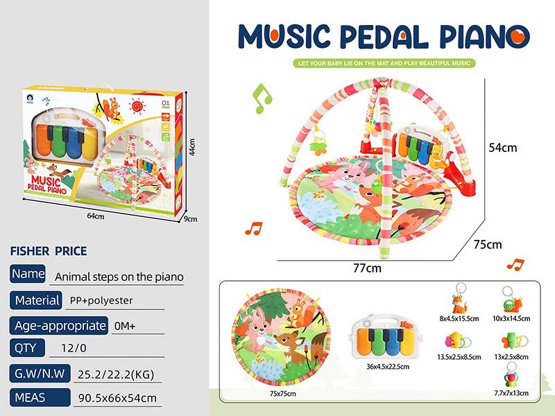 Pedal Piano Fitness Blanket