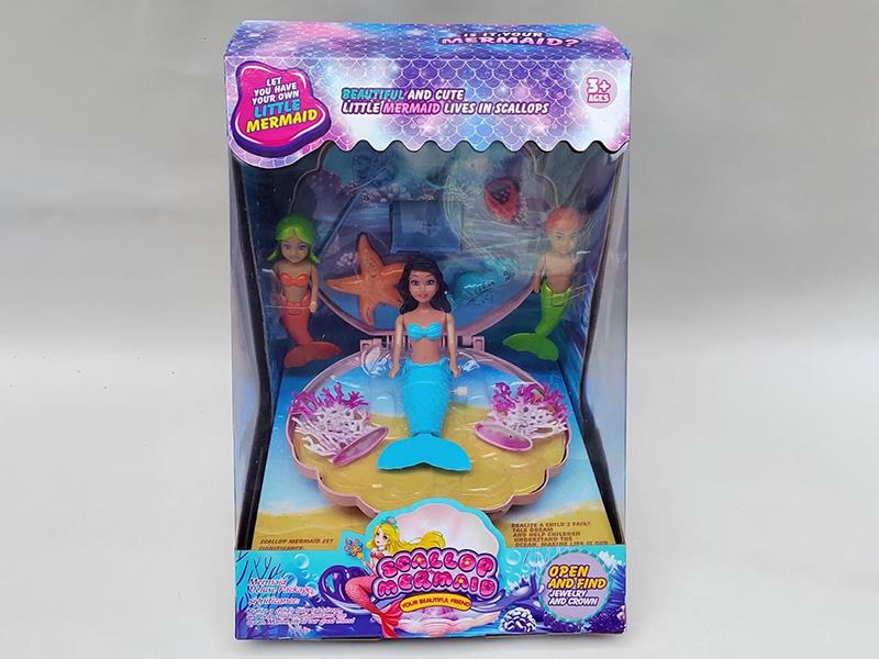 Wind Up Wag Tail Mermaid Set(7.5 Inch)