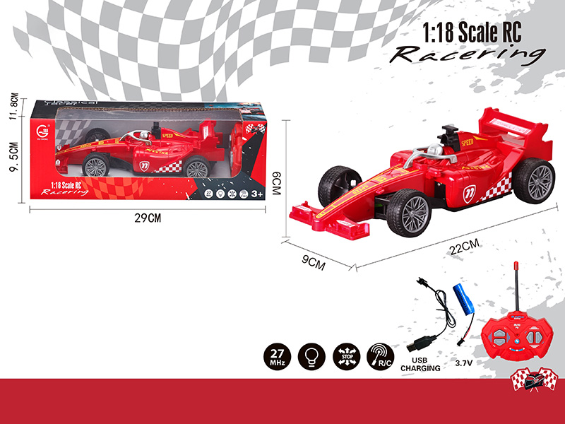 1:18 4CH R/C F1 Racing Car With Lights