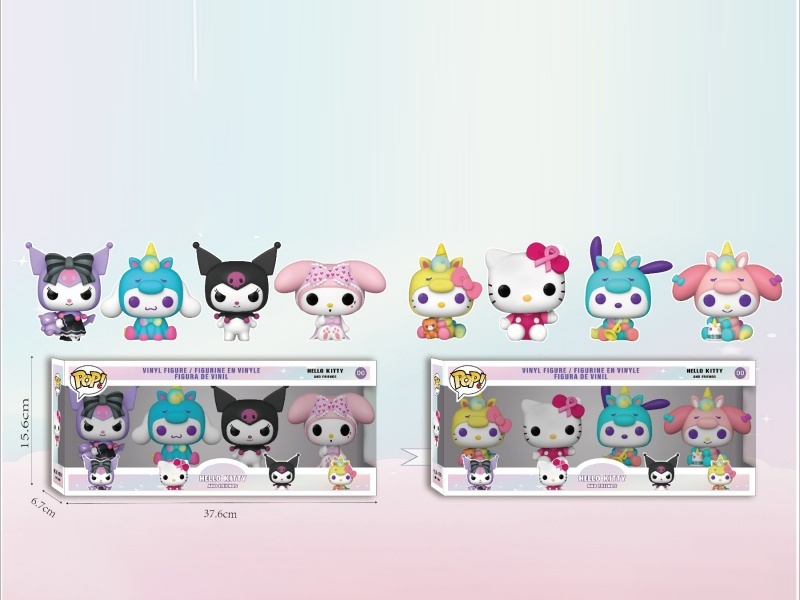 4 "Pop Metilor 4 Pieces Boxed