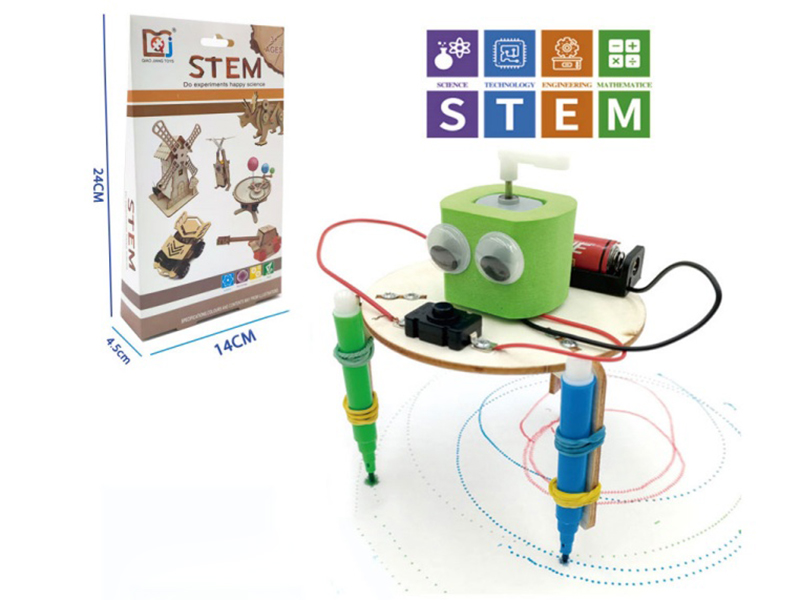 DIY Wooden Graffiti Robot