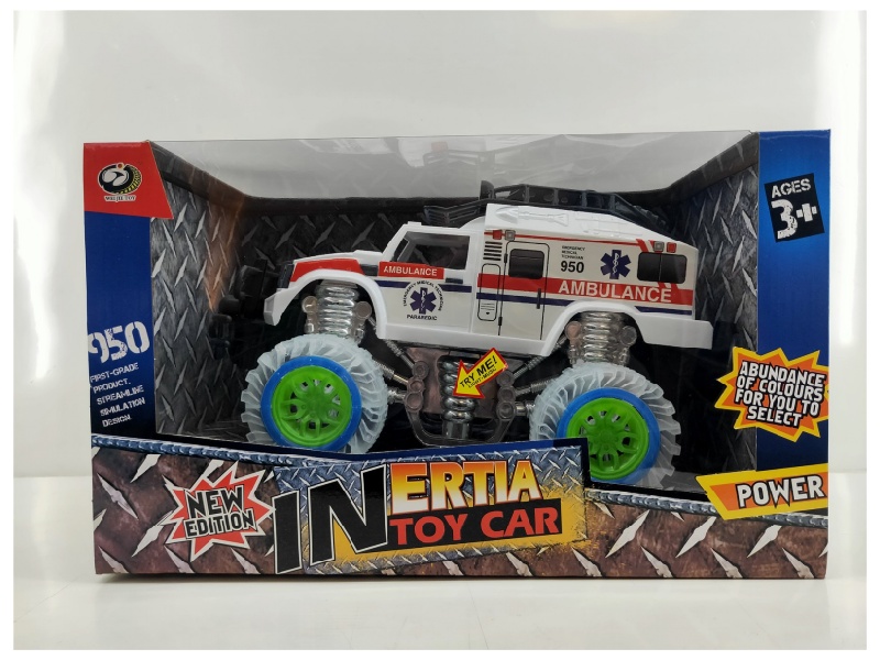 Transparent Wheel  Friction Car (With Lights And Music)