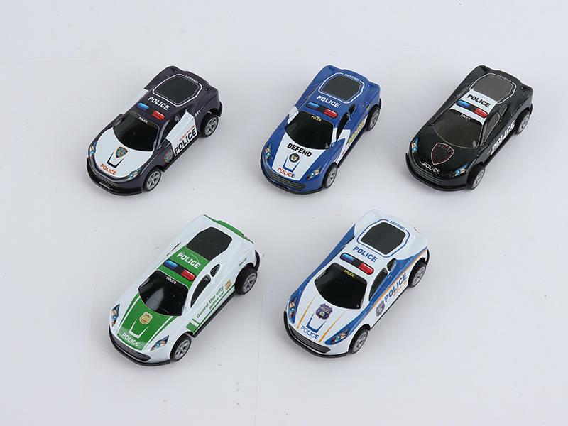 Pull Back Alloy Police Cars(5PCS)