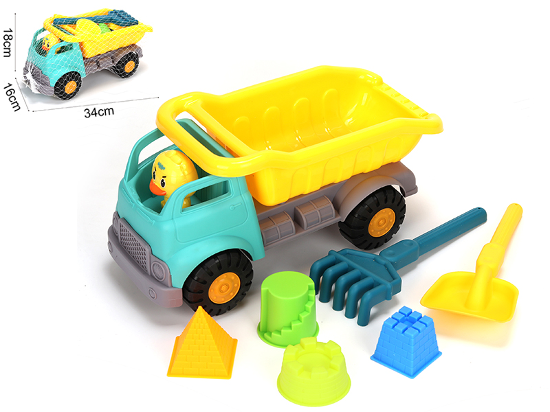7PCS Medium Beach Truck Set