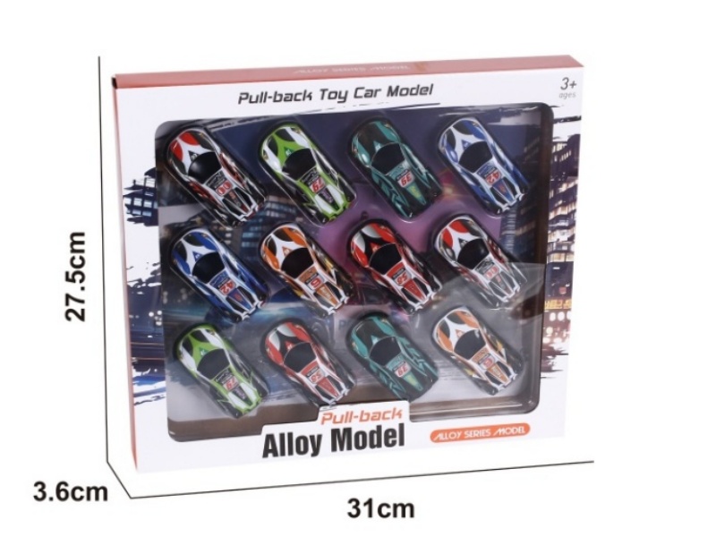 7.5Gtr Supercar Rear-Force Tin Car