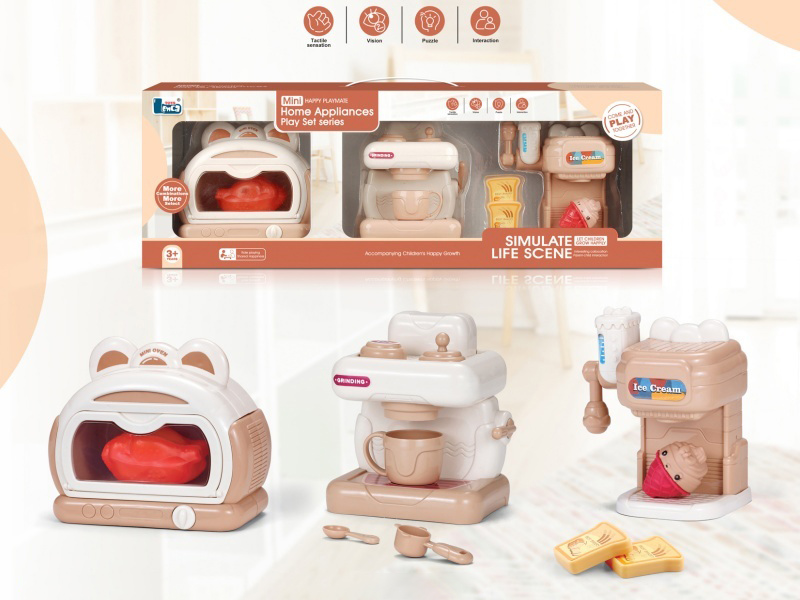 Oven + Ice Cream Machine + Coffee Machine