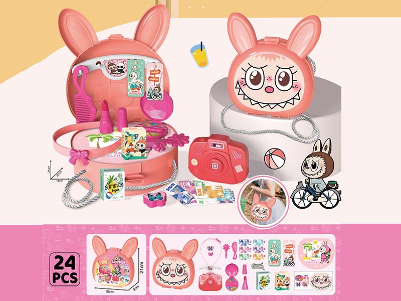 Labubu Travels Single Shoulder Bag Play House Toy 24pcs