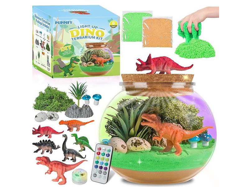 Light-Up Dinosaur Terrarium Kit