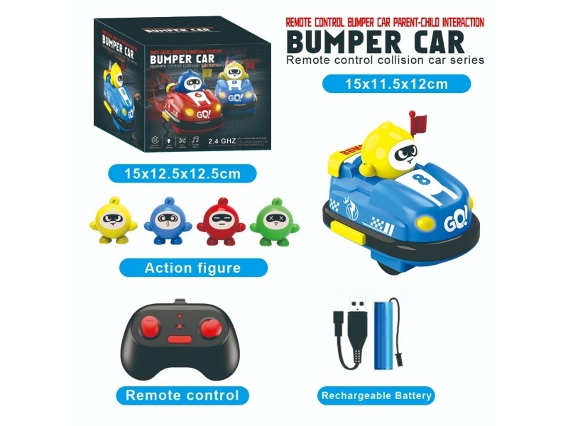 2.4G Remote Control Bumper Car Charging Version (Single Unit)