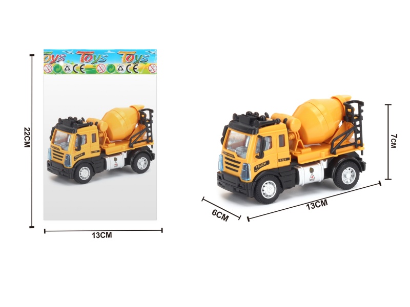 1:64 Huili European-Style Mixer Truck