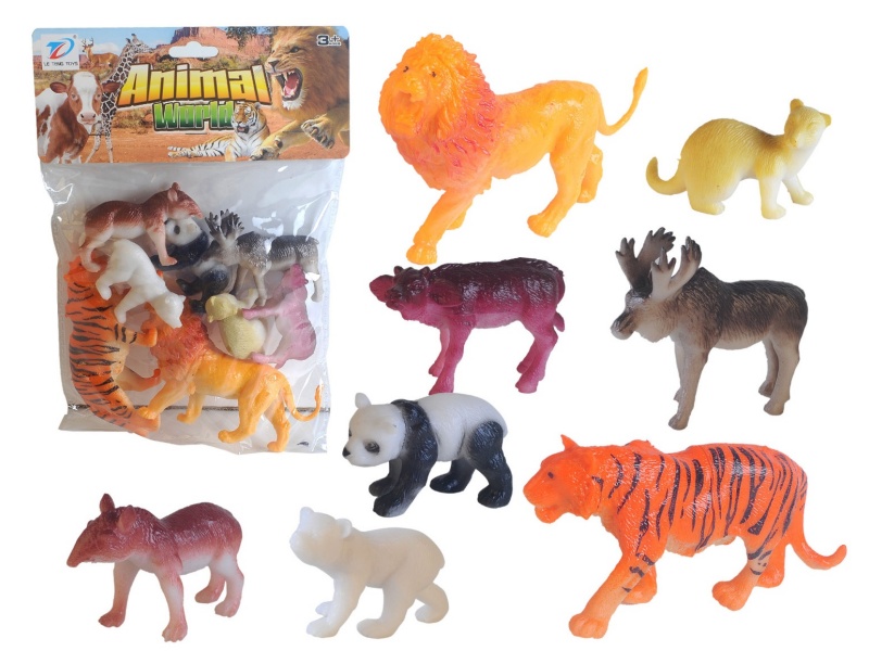 Pvc Simulation Animal 8Pcs
