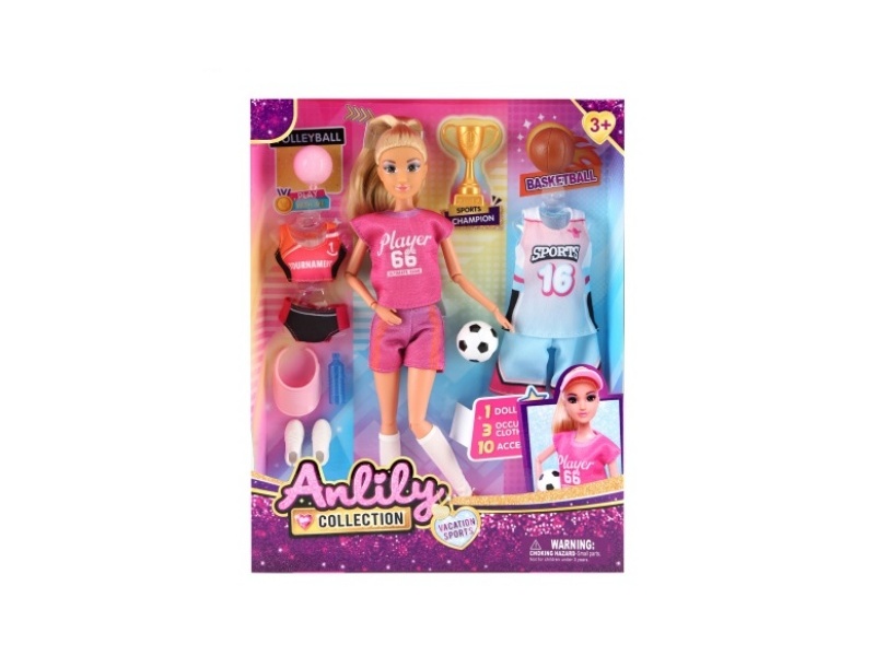 11.5-Inch Solid Doll (Brown Skin Color)