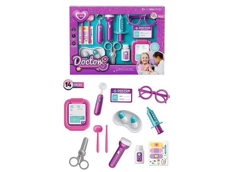 Doctor Set With Light(14PCS)