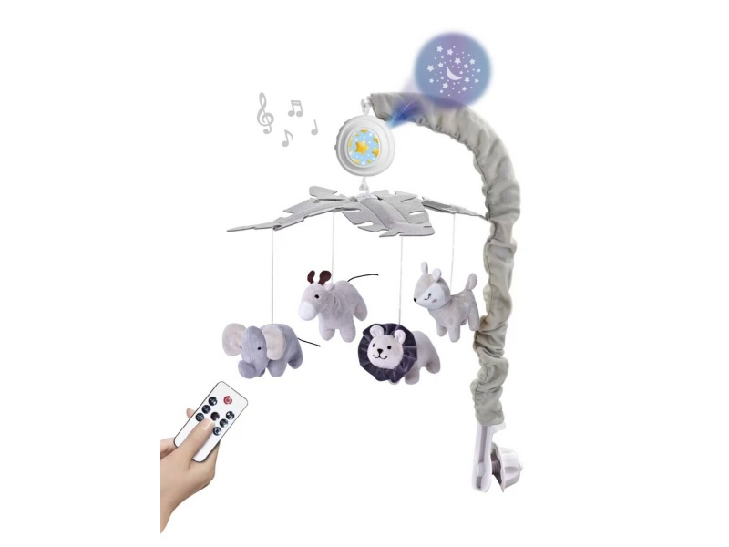 Light Projection Bedside Bell With Remote Controller