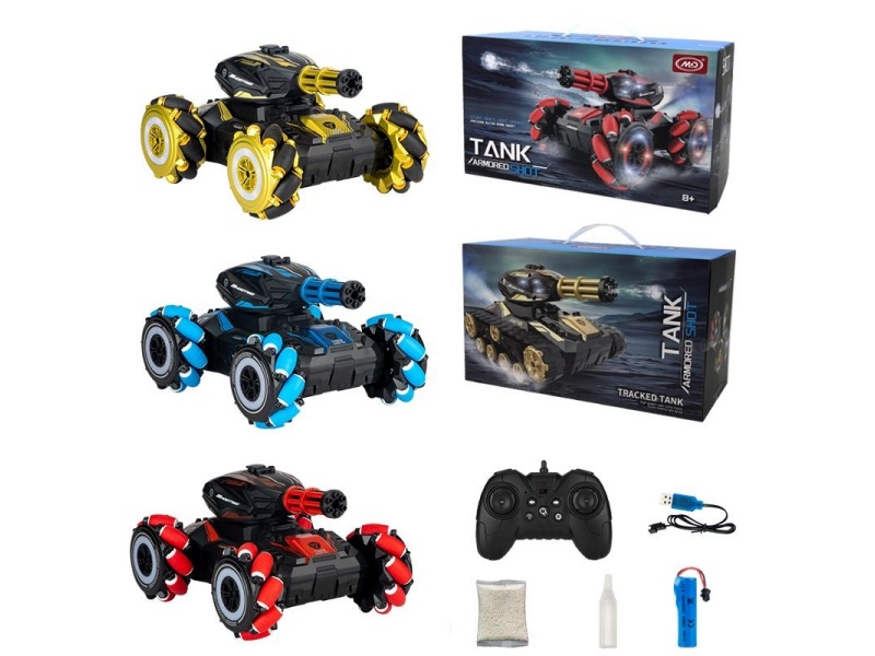 Remote Control Stunt Spray Water Bullet Tank