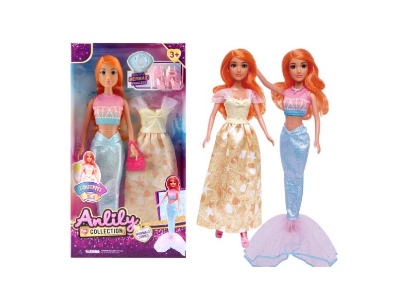 11.5-Inch Solid Doll (Brown Skin Color)